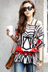 Sexy Street Fashion Loose Fit Chiffon Blouse